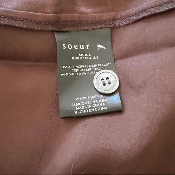 Soeur Sicile Dress in Brown - Picture 15 of 16
